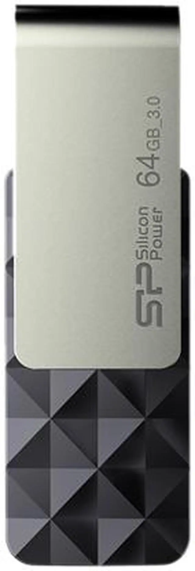 Alt view image 2 of 4 - Silicon Power 64GB Blaze B30 USB 3.0 Flash Drive (SP064GBUF3B30V1K)
