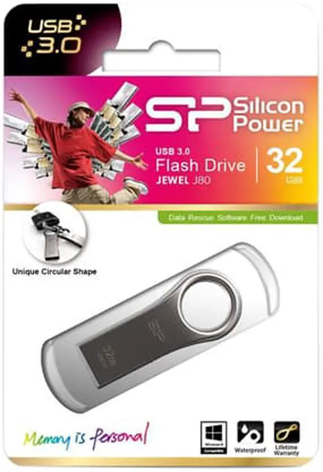 Alt view image 5 of 5 - Silicon Power 32GB Jewel J80 USB 3.0 Flash Drive (SP032GBUF3J80V1T)