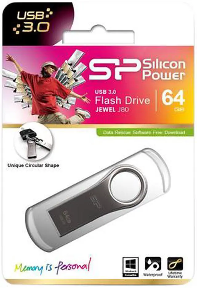Alt view image 5 of 5 - Silicon Power 64GB Jewel J80 USB 3.0 Flash Drive (SP064GBUF3J80V1T)