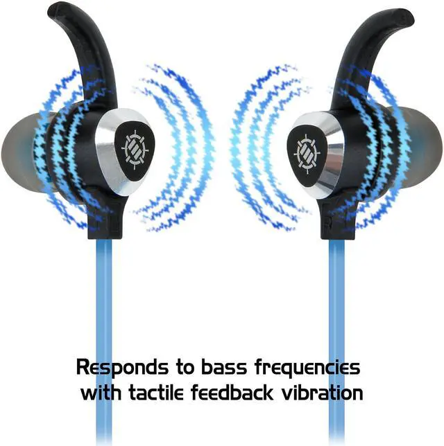 Alt view image 7 of 10 - ENHANCE PC Gaming Earbuds Mobile Headset with Vibration & Microphone for PC, PS4, Xbox One, Nintendo Switch & More by - Full Metal Housings, Noise Isolating, In Ear Hooks, & Tangle Free Cable