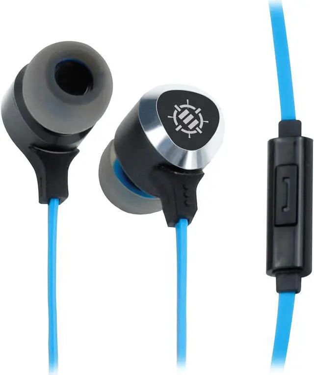 Alt view image 3 of 10 - ENHANCE PC Gaming Earbuds Mobile Headset with Vibration & Microphone for PC, PS4, Xbox One, Nintendo Switch & More by - Full Metal Housings, Noise Isolating, In Ear Hooks, & Tangle Free Cable