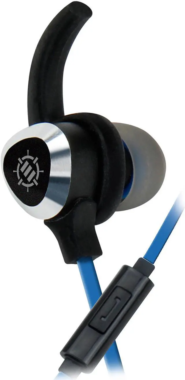Alt view image 4 of 10 - ENHANCE PC Gaming Earbuds Mobile Headset with Vibration & Microphone for PC, PS4, Xbox One, Nintendo Switch & More by - Full Metal Housings, Noise Isolating, In Ear Hooks, & Tangle Free Cable
