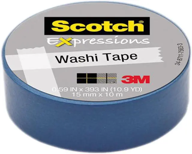 Main image of 3M Washi Tape .59"X393" (15mmx10m)-Blue
