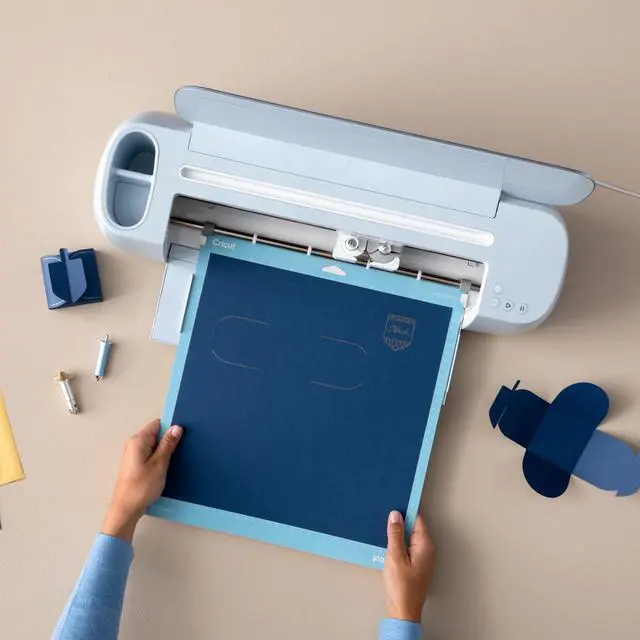 Alt view image 4 of 4 - Cricut LightGrip Adhesive Cutting Mat Blue | 1 Mat 12"x12" 2001976
