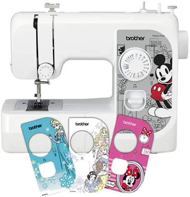 Alt view image 5 of 8 - Brother SM1738D 17-Stitch Disney Sewing Machine with 4 Included Interchangeable Disney Faceplates
