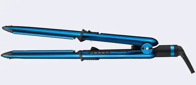 Alt view image 2 of 8 - BaBylissPRO Nano Titanium™ Limited Edition Black & Blue 1 1/4" Prima3000 Styling Iron, BNTMB3000TUC