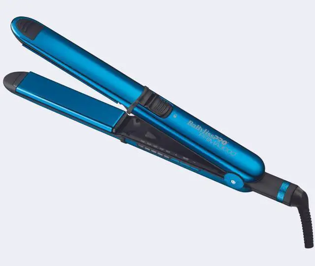 Alt view image 3 of 8 - BaBylissPRO Nano Titanium™ Limited Edition Black & Blue 1 1/4" Prima3000 Styling Iron, BNTMB3000TUC