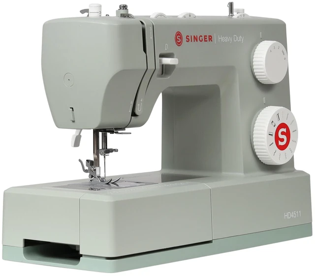 Alt view image 3 of 8 - Singer Heavy Duty 4511 Next Evolution Sage Sewing Machine - 230642112