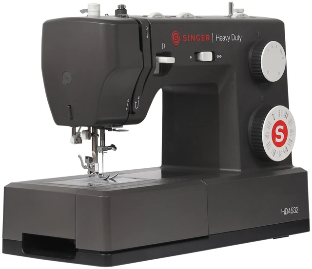 Alt view image 2 of 7 - Singer Heavy Duty 4532 Next Evolution Charcoal Sewing Machine - 230646112