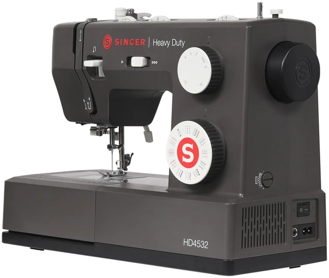 Alt view image 3 of 7 - Singer Heavy Duty 4532 Next Evolution Charcoal Sewing Machine - 230646112