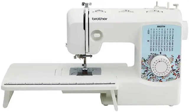 Alt view image 2 of 6 - Brother XR3774 37-Stitch Sewing & Quilting Machine with Wide Table