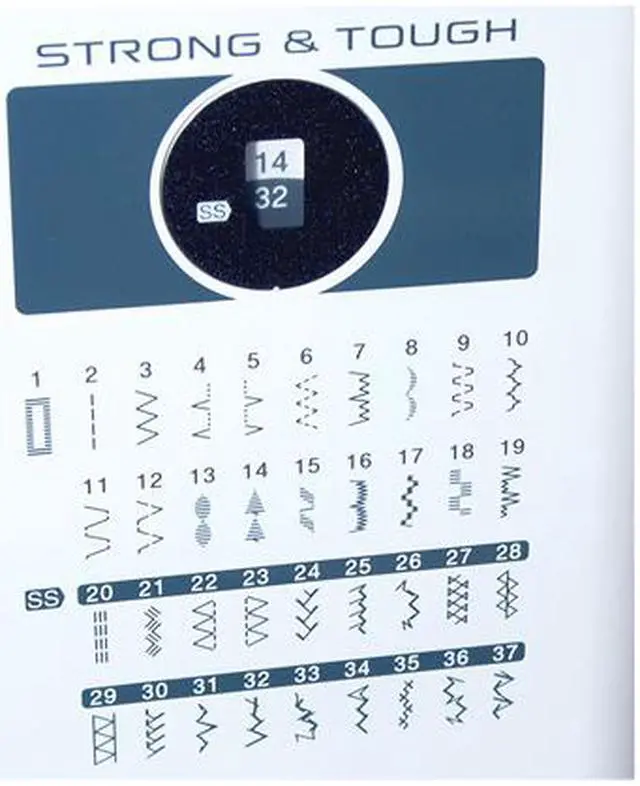 Alt view image 5 of 6 - Brother Strong and Tough Sewing Machine (MFR#ST371HD)