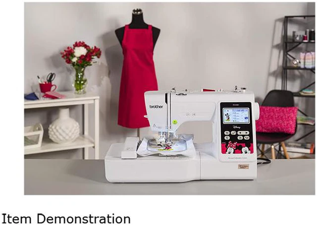 Alt view image 4 of 6 - Brother 4" x 4" Embroidery Machine with Built-In Disney Designs PE550D