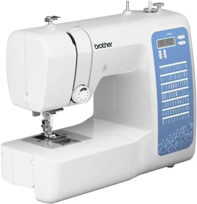 Alt view image 4 of 8 - Brother CP80X Computerized Sewing Machine with Preview Quilt Software Bundle, Durable Metal Frame Construction, 80 Built-In Stitches and Smaller Free Arm