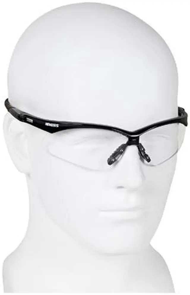 Alt view image 5 of 6 - KleenGuard V30 Nemesis Safety Glasses (25676), Clear with Black Frame, 12 Pairs / Case