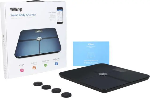 Alt view image 7 of 7 - Withings Smart Body Analyzer, Black