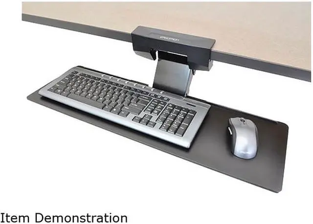 Alt view image 2 of 2 - Ergotron Neo-Flex Underdesk Keyboard Arm 27w x 9d Black 97582009