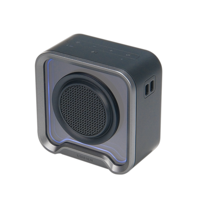 Alt view image 7 of 9 - Edifier QS20 Bluetooth Portable Speaker - IP67 Waterproof - Ambient Light (Black)