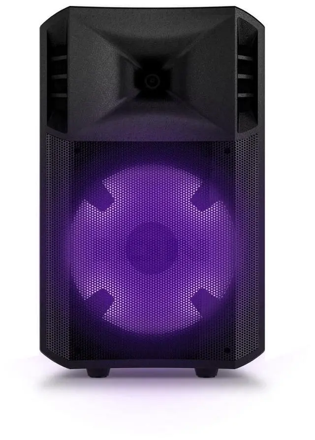Alt view image 2 of 13 - ION IPA118A Power Glow 300 Battery-Powered Bluetooth 5.0 Portable Speaker System with Lights (Black)