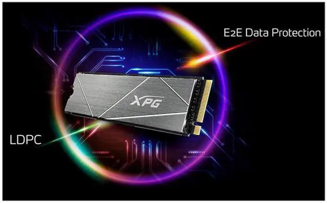 Alt view image 6 of 6 - XPG GAMMIX S50 Lite Series: 1TB Internal SSD 3D NAND PCIe Gen4x4 M.2 2280 (NVMe)