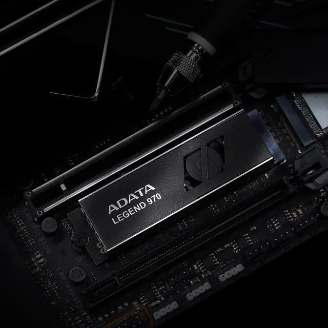 Alt view image 11 of 12 - ADATA 1TB Legend 970 with heatsink PCIe Gen5 x4 NVMe 2.0 M.2 2280 Internal Gaming SSD up to 10,000 MB/s Modle SLEG-970-1000GCI