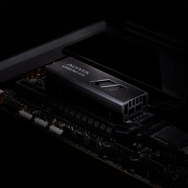 Alt view image 10 of 12 - ADATA 1TB Legend 970 with heatsink PCIe Gen5 x4 NVMe 2.0 M.2 2280 Internal Gaming SSD up to 10,000 MB/s Modle SLEG-970-1000GCI