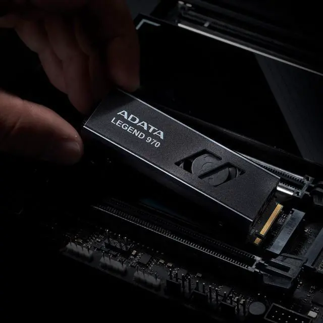 Alt view image 9 of 12 - ADATA 1TB Legend 970 with heatsink PCIe Gen5 x4 NVMe 2.0 M.2 2280 Internal Gaming SSD up to 10,000 MB/s Modle SLEG-970-1000GCI