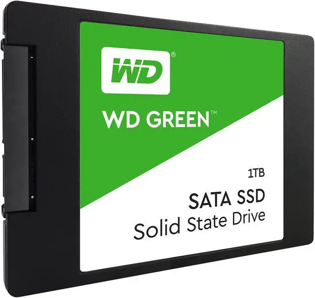 Alt view image 2 of 2 - Western Digital - WDS100T2G0A - WD Green WDS100T2G0A 1 TB Solid State Drive - 2.5 Internal - SATA (SATA/600) - Desktop