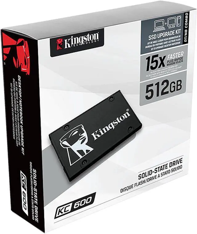 Alt view image 7 of 8 - Kingston Kc600 512 Gb Solid State Drive - 2.5" Internal - Sata (Sata/600)