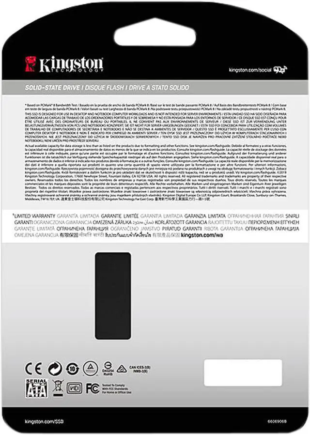 Alt view image 6 of 8 - Kingston Kc600 512 Gb Solid State Drive - 2.5" Internal - Sata (Sata/600)