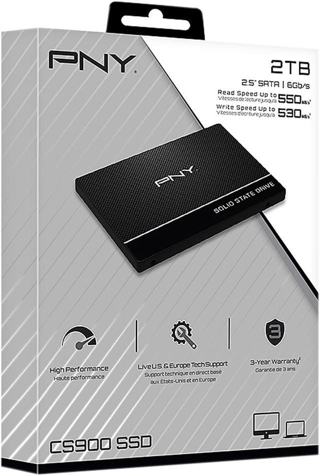 Alt view image 6 of 5 - PNY CS900 2TB 3D NAND 2.5" SATA III Internal Solid State Drive SSD7CS900-2TB-RB
