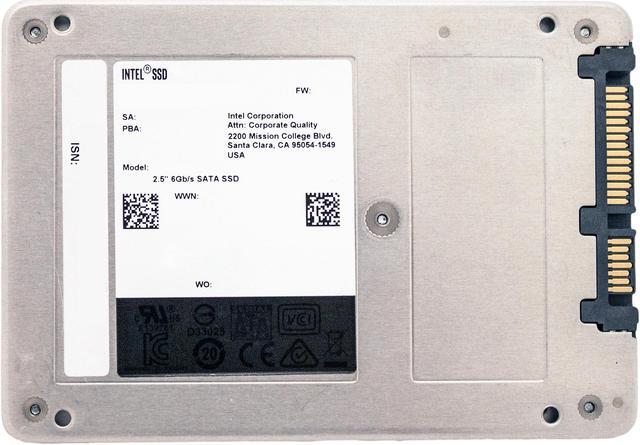 Alt view image 4 of 5 - Intel 545s 2.5" 128GB SATA III 64-Layer 3D NAND TLC Internal Solid State Drive (SSD) SSDSC2KW128G8X1