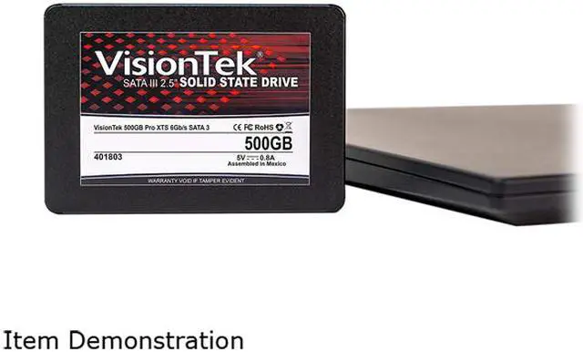 Alt view image 3 of 5 - Visiontek Pro 500 Gb Solid State Drive - 2.5" Internal - Sata (Sata/600)