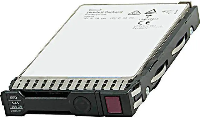 Main image of HPE 200 GB Solid State Drive - SAS (12Gb/s SAS) - 2.5" Drive - Internal