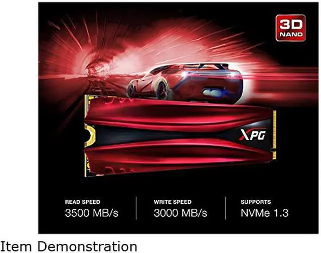 Alt view image 4 of 8 - XPG GAMMIX Gaming SSD S11 Pro Series: 256GB Internal PCIe Gen3x4 M.2 2280 (NVMe)