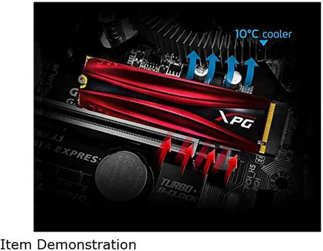 Alt view image 6 of 8 - XPG GAMMIX Gaming SSD S11 Pro Series: 256GB Internal PCIe Gen3x4 M.2 2280 (NVMe)