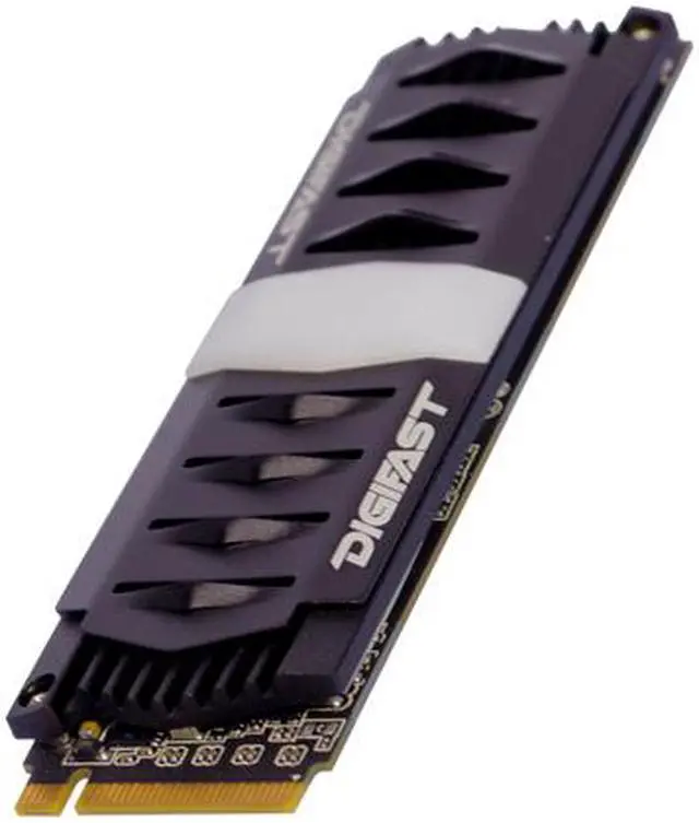 Alt view image 3 of 5 - Digifast Chevron Black+ 1TB M.2 NVMe RGB SSD - Gen3x4 PCIe, M.2 2280, Toshiba BiCS3 NAND
