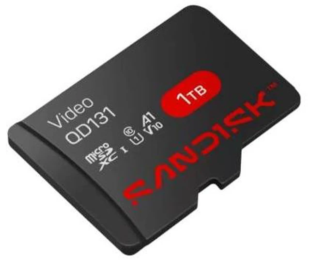 Main image of SanDisk 1TB MicroSD - 160MB/s(R) / 18MB/s(W) - SDSDQAS5-1T00-M-BP