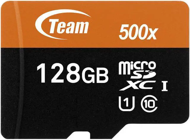 Main image of Team 128GB microSDXC UHS-I/U1 Class 10 Memory Card with Adapter, Speed Up to 100MB/s (TUSDX128GUHS03)
