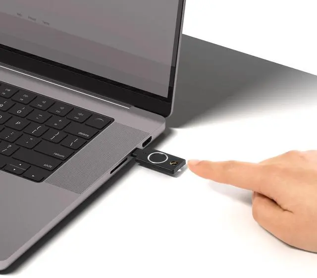 Alt view image 5 of 11 - Yubico - YubiKey Bio C (FIDO Edition) - Basic Compatibility - Multi-Factor authentication (MFA) Security Key and passkey, Connect via USB-C, Biometric, FIDO Certified - Protect Your Online Accounts