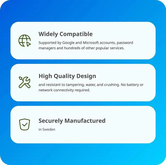 Alt view image 6 of 9 - Yubico - YubiKey Bio Series (FIDO Edition) - Multi-Factor Authentication (MFA) Security Key and Passkey - USB-C
