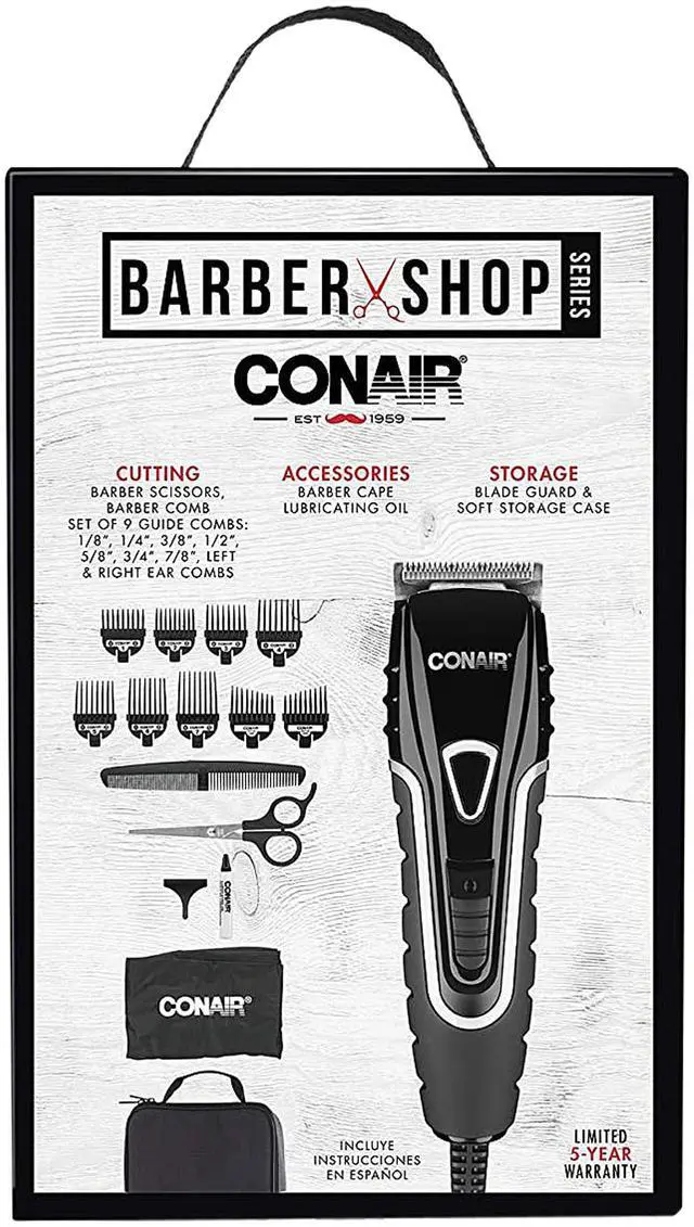 Alt view image 8 of 8 - Conair Barbershop Series Ultimate Grip Clipper