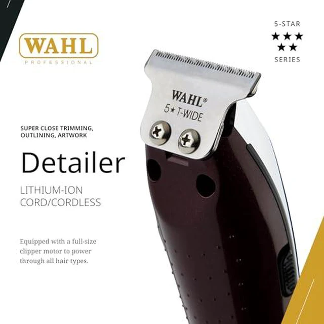 Alt view image 2 of 6 - Wahl 8171 Cordless Detailer LI 5 Star Series Li Hair Salon Barber Professional
