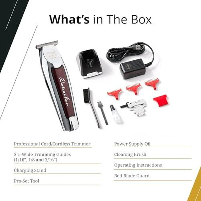 Alt view image 5 of 6 - Wahl 8171 Cordless Detailer LI 5 Star Series Li Hair Salon Barber Professional