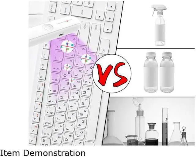 Alt view image 4 of 6 - UV Disinfection Lamp Handheld USB Charge UV LED Light Portable Hand Held Sterilizer Wand Without Chemicals for Hotel Car Travel Use Sterilization
