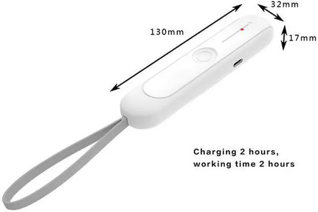 Alt view image 2 of 6 - UV Disinfection Lamp Handheld USB Charge UV LED Light Portable Hand Held Sterilizer Wand Without Chemicals for Hotel Car Travel Use Sterilization