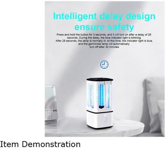 Alt view image 4 of 5 - UV Light Sanitizer - Hand Held Sterilizer Wand - Portable Germicidal Lamp Sterilization- UV Disinfection Stick