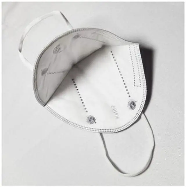 Alt view image 4 of 6 - 25PCS KN95 Mask JINJIANG 6 Layers Activated Carbon Masks Health Protector Built-in Sponge Nose Strip Gray Individual Package Gray