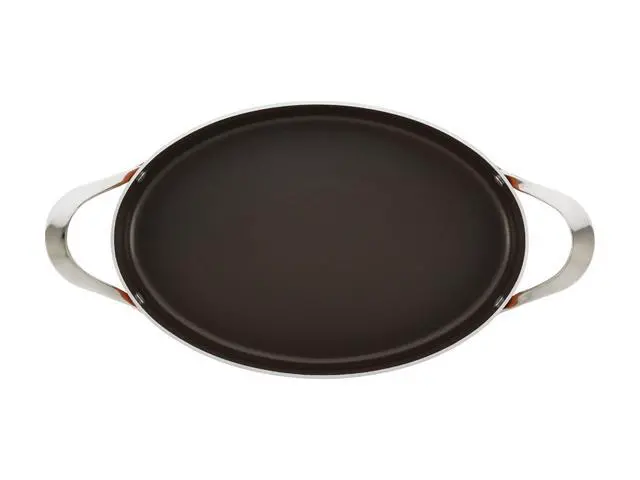 Alt view image 2 of 6 - Rachael Ray 5-qt. Oval Nonstick Cucina Casserole, Cranberry