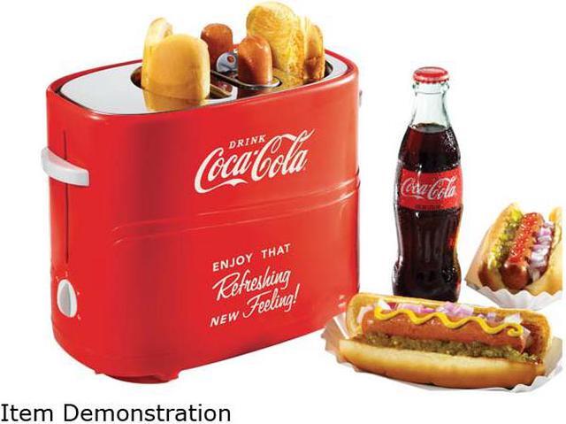 Alt view image 3 of 3 - Nostalgic Coca-Cola Hot Dog and Bun Toaster, HDT600COKE